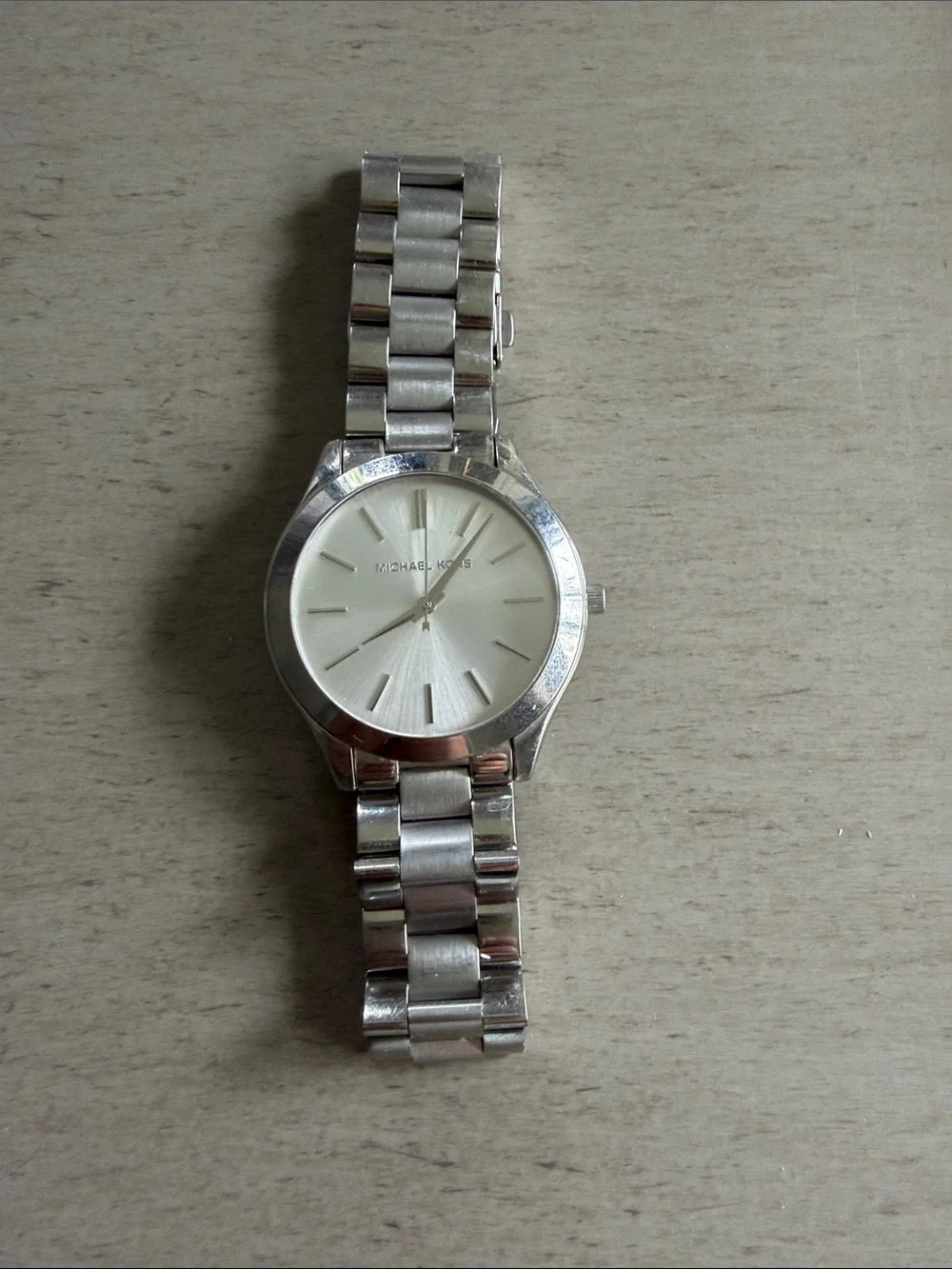 Michael Kors Silver Stainless Steel Bracelet Watch